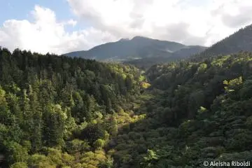 Cycling through the mountains