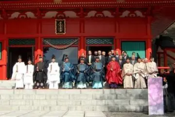 Priests of this shrine (Photo: <a href="http://blog.goo.ne.jp/ttmida/e/4166782729885d0de701498f0b90b4c3" target="_blank" rel="noreferrer noopener nofollow">Mr. Tsutomu</a>)