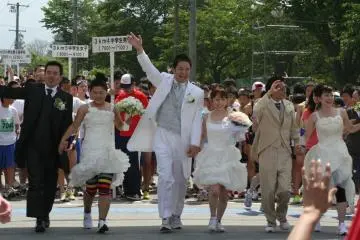 Sakuranbo Marathon in Higashine