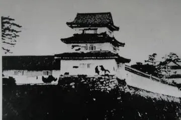 Tsu Castle as it looked about 140 years ago (Photo: PPF)