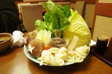 Vegetables to go into the soup!