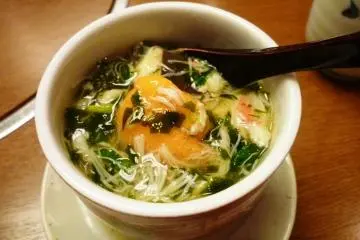 The very delicious crab and sea urchin chawan mushi