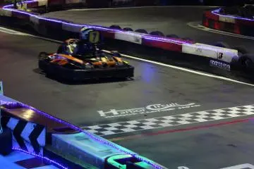 Crossing the finish line (Photo: Harbor Circuit)