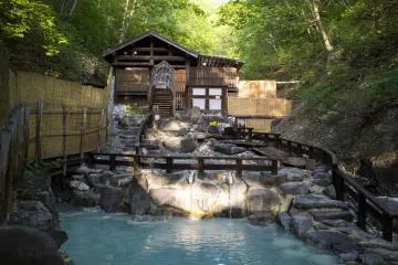 Walking around Zao Onsen Town