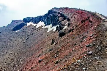 Climbing Mt. Asama 