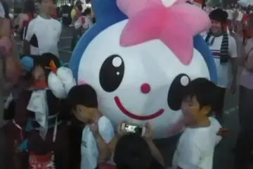 The Sakado&nbsp;city mascot (Photo: Todd Wojnowski)