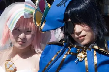 Cosplay couple (Photo: <a href="http://www.flickr.com/photos/gethiroshima/" target="_blank" rel="noreferrer noopener nofollow">gethiroshima.com</a>)