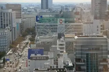 The huge Ferris Wheel in the center of Nagoya (Photo: PPF)