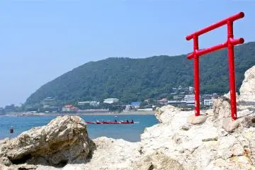 Isshiki Beach Hayama in the Summer