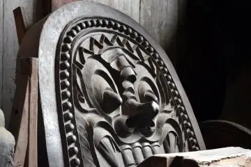 Faces in Todaiji Temple in Nara