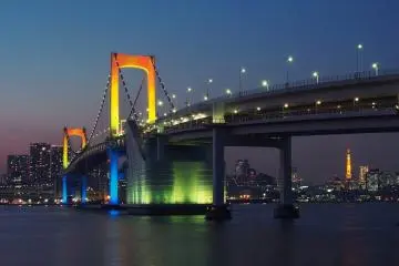 Odaiba's Rainbow Bridge