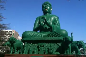 Looking like the Jolly Green Giant, its the Big Buddha of Toganji (Photo: PPF)