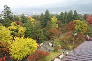 Tsuruga Castle in Autumn