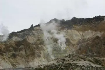 The reason for the areas great hotsprings is evidenced all around (Photo: Mat Miller)