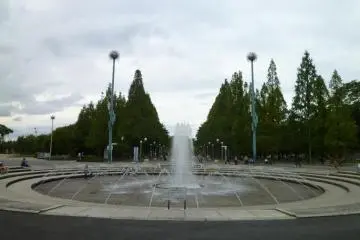 Fountain at the entrance
