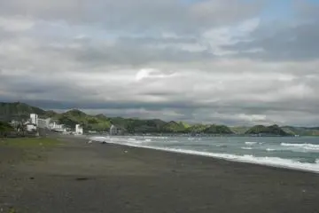 Dark grey beaches the more you go south (Photo: Sue Ann Kunath)