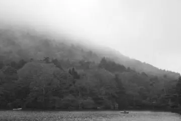 Nikko's Yuno-ko Lake in the Rain