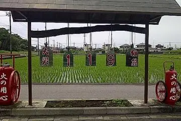A unique take on informing the public what number to call when the fire service is needed (Photo: Mark Buckton)