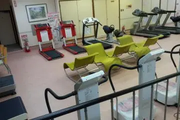 Funamisou's exercise room (Photo: KWH)