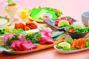 Healthy and delicious food at Kudara Rikyu (Photo: Kudara Rikyu)