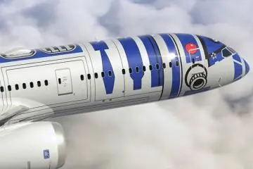 Star Wars R2-D2 ANA Jet Revealed