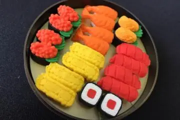 Play & Erase with Fun Sushi Erasers