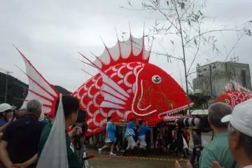18m long sea bream float (Photo: Tamura Mai)