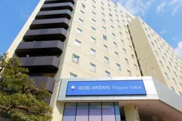 HOTEL MYSTAYS Nagoya-Sakae&nbsp;- Entrance
 (Photo: <a href="https://www.mystays.com/en-us/hotel-mystays-nagoya-sakae-aichi/" target="_blank" rel="noreferrer noopener nofollow">HOTEL MYSTAYS Nagoya-Sakae</a>)