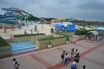 Top View taken from the second floor restaurant.
