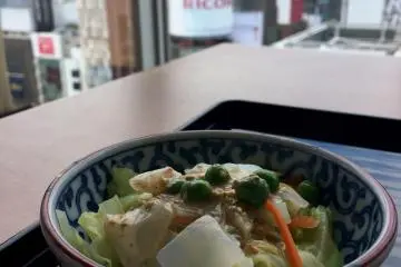 My salad (Photo: Olga Kaneda)