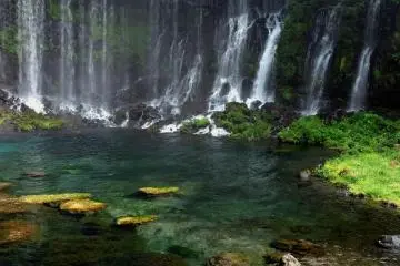 Shiraito Falls and Obinmizu