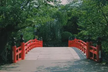 Sugi no Ohasi Bridge at Hirosaki Castle Park (Photo: Endarastya Sarah)
