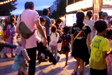 The festive of Hokkai Bon Odori (Photo: Endarastya Sarah)
