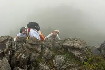 Practicing Shugendo on Mt. Omine