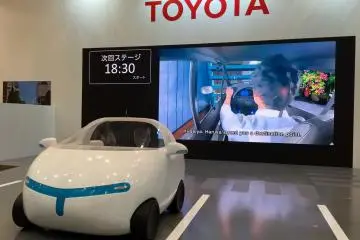 Крошечная Toyota в Smart Mobility City 2015 (Photo: Olga Kaneda)
