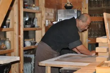 Rai-san preparing a fresh serving of noodles (Photo: Cliff Bernstein)