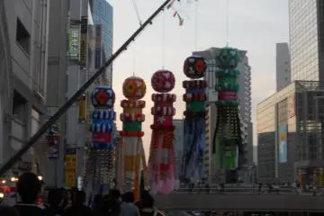 Kushidama decorations in the Sendai Station area (Photo: Chad Sealey)