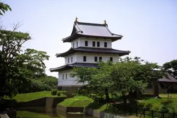 Matsumae Castle is the northernmost castle in Japan
 (Public Domain)