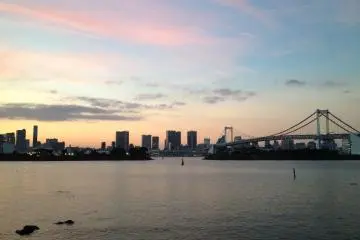 Cotton Candy Skies over Odaiba