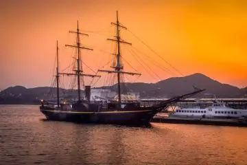 Early Evening on Nagasaki Harbor 