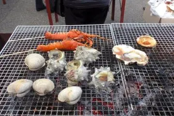 ตลาดอาหารทะเลที่ท่าเรือ O'hare 
