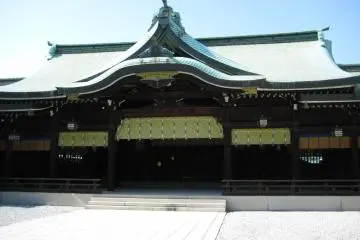 Meiji Shrine's main hall (Photo: Michael Kaplan May 2008)