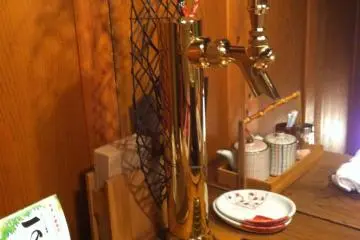 The pour your own beer tap in your private dining room (Photo: Nuala Connolly)