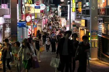 Takeshita Street at Sundown