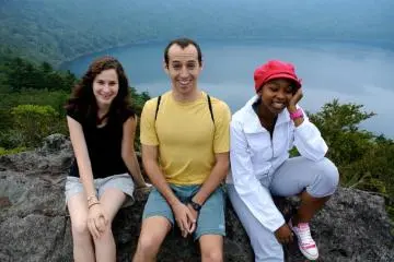 My friends loving the view (Photo: Topher Charis)