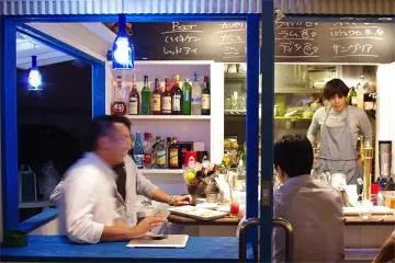 yatai mura, inside one of the stalls