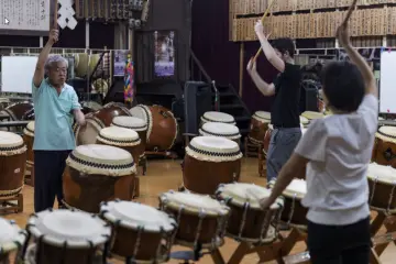 Osuwa Daiko practice room (Photo: Alfie Goodrich)