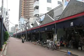 Tsukishima Neighborhood of Tokyo