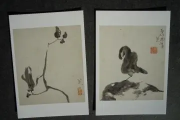 Chinese paintings 1 - A beautiful flower and a bird (Photo: Etsuko yamada)
