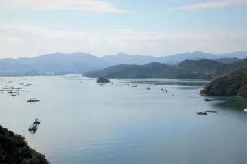 A look over the sea from the Naruto Skyline (Photo: Bret de Colebi / JT)